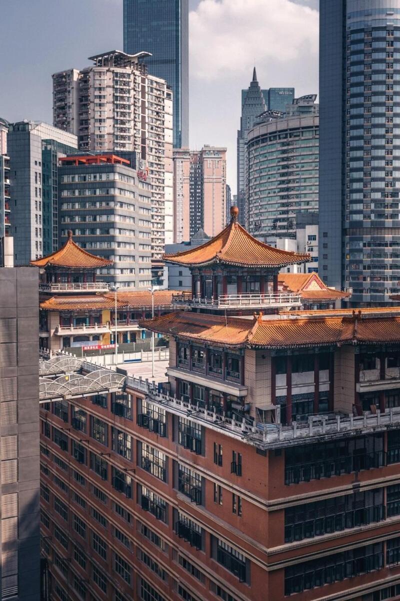 Boutique Of Meditation With Cuisine & Night View, Exit 2 Liujiatai Station Line 9 Chongqing Eksteriør bilde