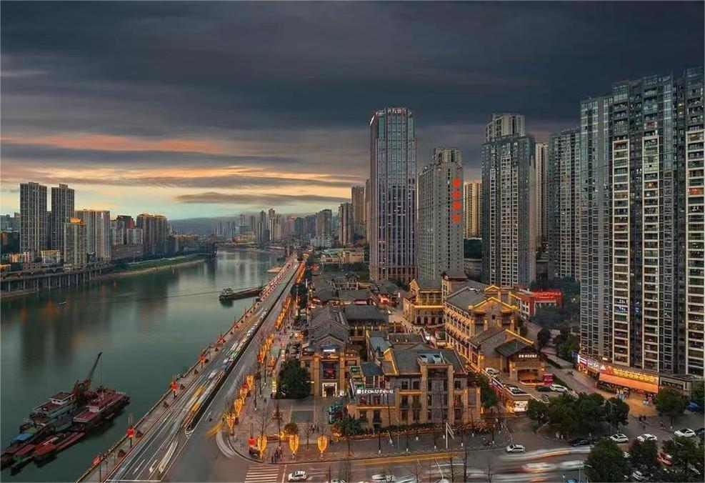 Boutique Of Meditation With Cuisine & Night View, Exit 2 Liujiatai Station Line 9 Chongqing Eksteriør bilde